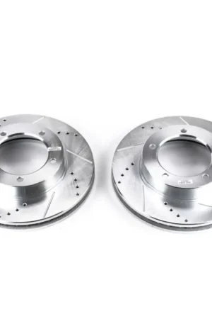 Top Pick Power Stop 98-07 Lexus LX470 Front Evolution Drilled & Slotted Rotors - Pair