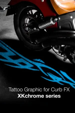 XK Glow 2pc CurbFX Film+Optic Tatoo Style Authentic