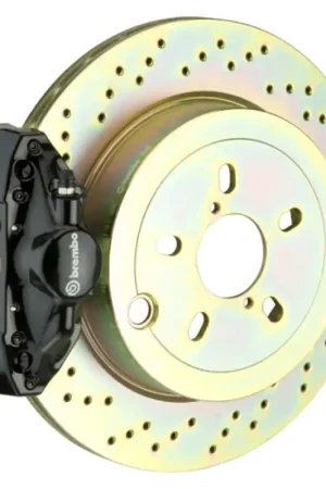 Brembo 99-05 323i/325i/328i (Excl. xDrive) Rr GT BBK 2 Pist Cast 2pc 294x19 1pc Rotor Drilled-Black Hot Picks