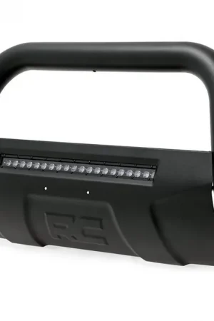 07-18 Silverado/Sierra 1500/ 07-19 SUV Bull Bar w/LED Light Bar Black Rough Country Budget