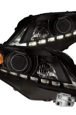 Budget ANZO 2010-2012 Lexus Rx350 Projector Headlights w/ U-Bar Black