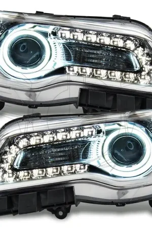 Best Choice Oracle 11-14 Chrysler 300C SMD HL - Chrome - NON HID - ColorSHIFT w/ BC1 Controller
