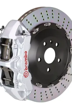 No Minimum Order Brembo 19+ X5 (G05)/20+ X6 Front GT BBK 6 Piston Cast 405x34 2pc Rotor Drilled-Silver