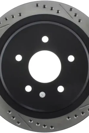 StopTech 97-10 Chevy Corvette Slotted & Drilled Rear Left Rotor Same Day Shipping