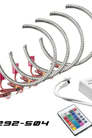 Buy Direct Oracle Dodge Challenger 08-14 LED Waterproof Halo Kit - ColorSHIFT w/ Simple Controller