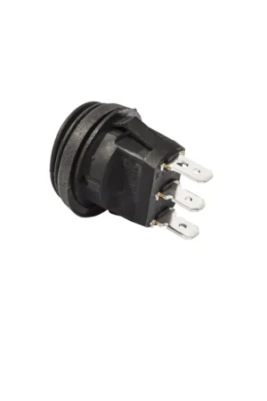 One Day Deal KC HiLiTES Illuminated LED 10A Round Rocker Light Switch - Red