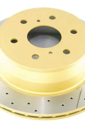 In Demand DBA 07-20 Cadillac Escalade Rear Street Series Drilled & Slotted Rotor