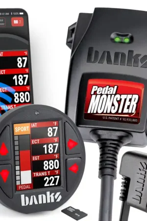 Banks Power Pedal Monster Kit Sumitomo TS 025 Sealed Series (Gray) 6-Way PM-07 With iDash Data Pro Same Day Shipping