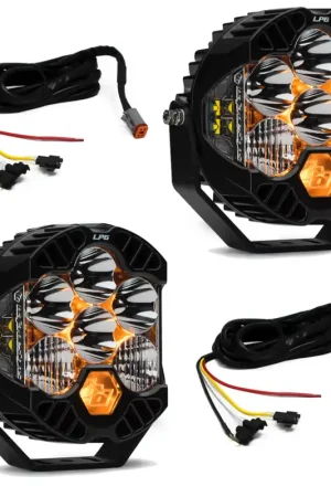 Baja Designs Jeep JL/JT Rubicon Steel Bumper LED Light Kit LP6 w/Upfitter Best Choice