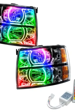 Oracle 07-13 Chevy Silverado SMD HL - Black - Square Style - w/ Simple Controller Special Offer