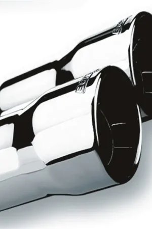 Borla Universal Polished Tip Dual Round Rolled Angle-Cut (inlet 2in. Outlet 3in) *NO Returns* Wholesale