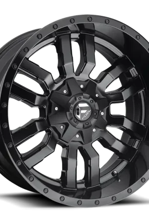 Aluminum Wheels 17X9 Sledge D596 6 On 135/6 On 139.7 Matte Black/Gloss Black Lip 106.3 Bore 1 Offset Fuel Off Road Wheels Special Offer