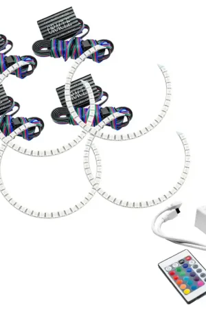 Handmade Oracle Jeep Commander 06-10 Halo Kit - ColorSHIFT w/ Simple Controller