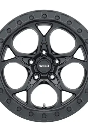 Wholesale Weld Off-Road W108 17X9.0 Ledge 5X127 ET00 BS5.00 Satin Black 71.5