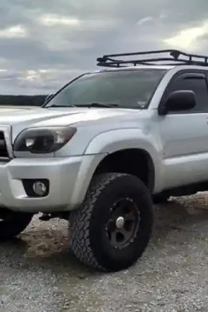 Final Sale Cali Raised 03-09 Toyota 4Runner 32In Lower Bumper Flush Led Light Bar Kit - Amber Backlight - Tall