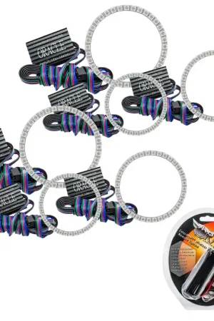 Hassle-Free Returns Oracle Chevrolet Corvette C6 05-13 Halo Kit - Triple - ColorSHIFT 2