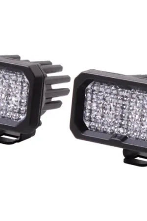 Final Sale Diode Dynamics Stage Series 2 In LED Pod Sport - White Flood Standard ABL (Pair)