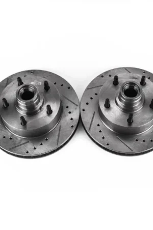 Power Stop 86-93 Ford E-150 Front Evolution Drilled & Slotted Rotors - Pair Today Only