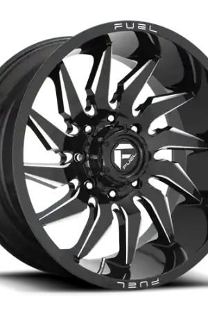Aluminum Wheels 20X10 Saber D744 6 On 135 Gloss Black Milled 87.1 Bore -18 Offset Fuel Off Road Wheels Popular