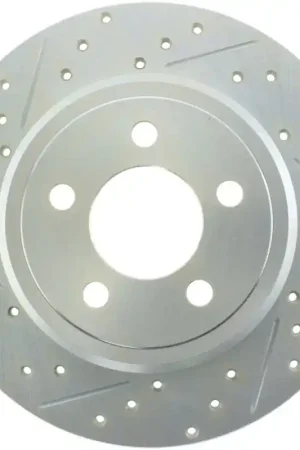 StopTech Select Sport 06-15 Dodge Charger/ 05-15 Chrysler 300 Slotted/Drilled Right Rear Brake Rotor Hassle-Free Returns