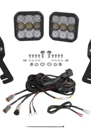 Diode Dynamics Stage Series Ditch Light Kit for 2019-Present Ram SS5 Sport - White Combo Free Returns
