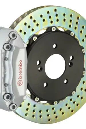 Brembo 16+ Miata MX-5 (ND) Front GT BBK 4 Piston Cast 328x28 2pc Rotor Drilled-Silver Next Day Delivery