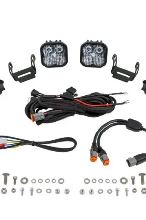 Diode Dynamics SS3 LED Bumper 2 In Roll Bar Kit Pro - White Combo (Pair) Hassle-Free Returns