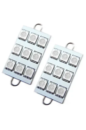 Oracle 44MM 6 LED 3 Chip - Loop Festoon Bulbs (Pair) - Purple - UV/Purple Deal