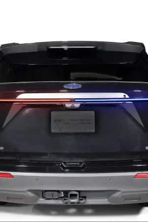 Next Day Delivery Putco 48In Red / Blue w/ 64 Strobe Patterns & White Over-Ride Light Bars E-Blades