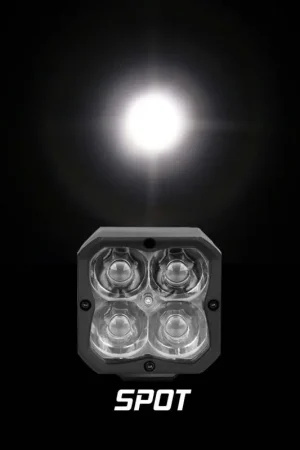Brand New XK Glow XKchrome 20w LED Cube Light w/ RGB Accent Light - Spot Beam
