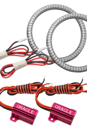 Warranty Included Oracle Jeep Wrangler JL/Gladiator JT LED Surface Mount Fog Light Halo Kit - Green