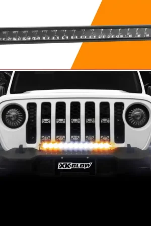 XK Glow Razor Light Bar Fog + Strobe + High Beam Driving No Wire & Switch 20in Direct From Manufacturer
