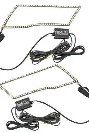 Oracle 09-18 Dodge Ram Switchback Quad Headlight Halo Kit - RGB+A + w/o Controller Fast Shipping