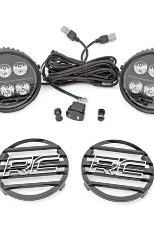 Black Series Halo LED Light Pair | White/Amber DRL | 6.5 Inch | Round Markdown