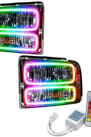 Editor’s Pick Oracle 05-07 Ford F-250/350 SMD HL - Chrome - ColorSHIFT w/ Simple Controller