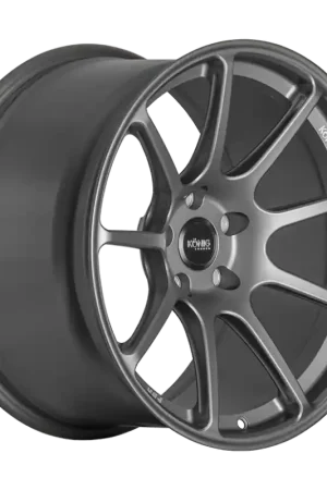 Top Rated Konig Forged F5R 18x9.5 A 5x114.3 ET25 Ash Silver Wheel (Knurled Bead)