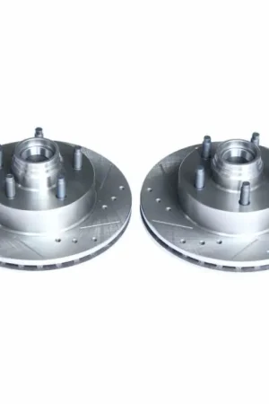Save Now Power Stop 98-00 Ford Ranger Front Evolution Drilled & Slotted Rotors - Pair