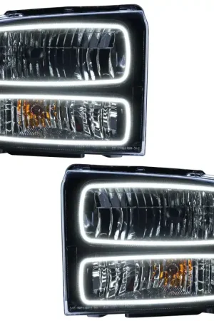 Oracle 05-07 Ford F-250/350 SMD HL - Black - White In Demand