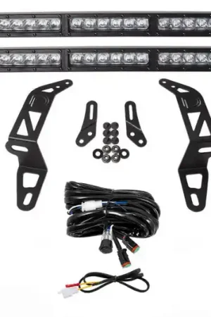 High Quality Diode Dynamics 18-21 Jeep JL Wrangler/Gladiator SS30 Bumper Bracket Kit - White Driving Dual