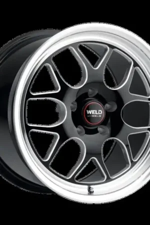 Fan Favorite Weld Solana Drag 15x10 / 5x120.65 BP / ET45 /  7.27in BS / 78.1 Dia  - Gloss Black Milled Wheel