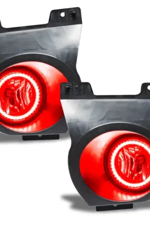 Cheap Oracle Lighting 11-14 Ford F-150 Pre-Assembled LED Halo Fog Lights -Red