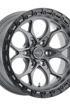 Save Now Weld Off-Road W107 20X9 Ledge 6X135 ET20 BS5.75 Satin Gun / Black Ring 87.1