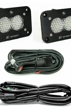 LED Work Light Clear Lens Work/Scene Pattern Flush Mount Kit S2 Sport Baja Designs Trending