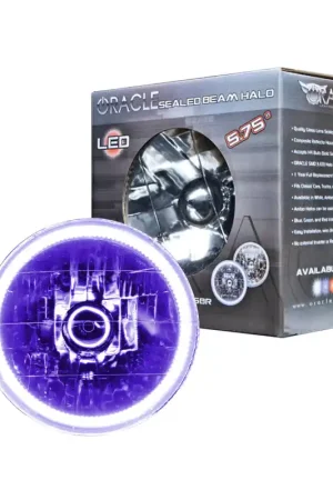 Oracle Pre-Installed Lights 5.75 IN. Sealed Beam - UV/Purple Halo Direct From Manufacturer