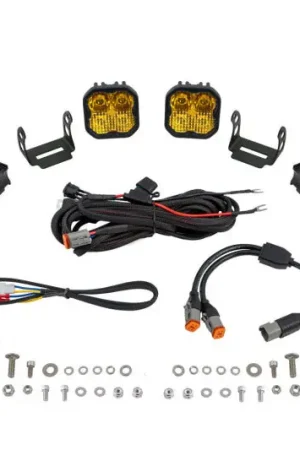 Time-Limited Diode Dynamics SS3 LED Bumper 1 In Roll Bar Kit Sport - Yellow Combo (Pair)