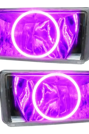Deal Oracle Lighting 07-15 Chevrolet Silverado re-Assembled LED Halo Fog Lights -Pink