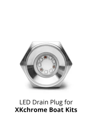 Fast Shipping XK Glow Drain Plug IP 68 Marine Underwater Light 13.5W 1/2in