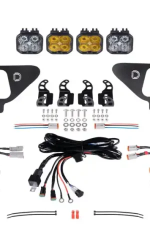 Diode Dynamics 21-22 Ford F-150 SS3 LED Fog Pocket Kit - Yellow Pro Discount