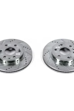 Power Stop 08-19 Chevrolet Tahoe Front Evolution Drilled & Slotted Rotors - Pair Affordable