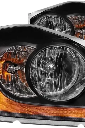 Instant Buy ANZO 2004-2006 Dodge Durango Crystal Headlights Black